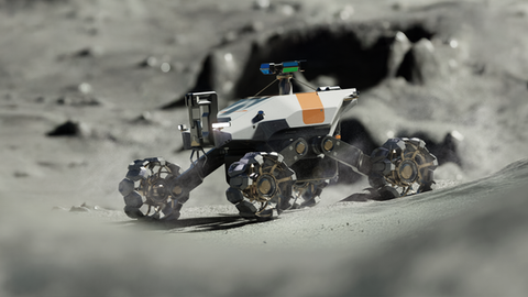 Lunar autonomous research vehicle and sample collector